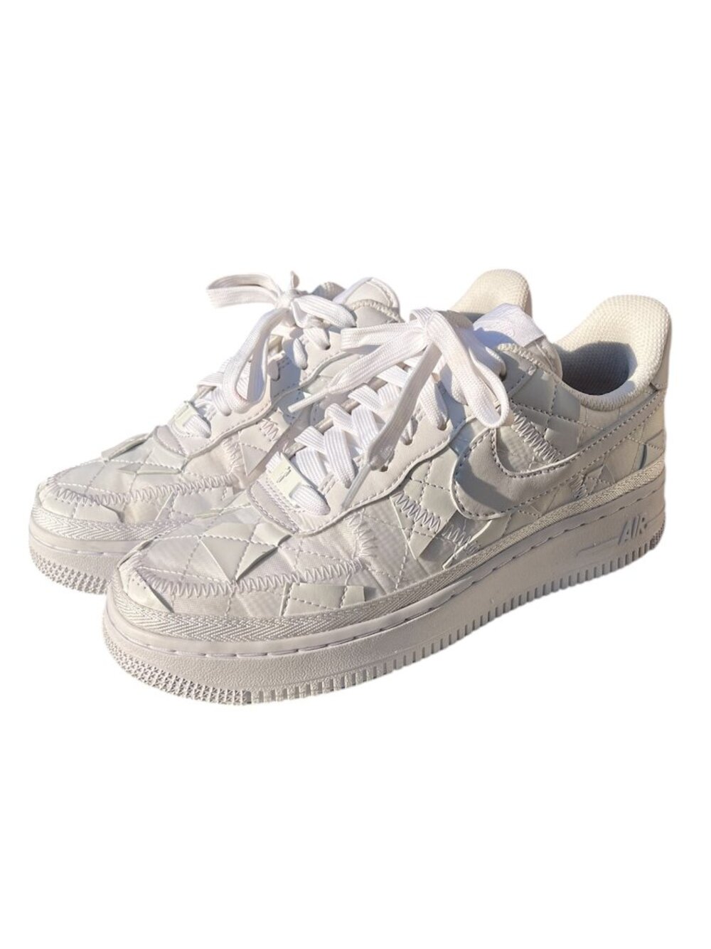 Nike Billie Eilish Air Force 1 Low Triple White Size 5 (W 6.5) DZ3674-100